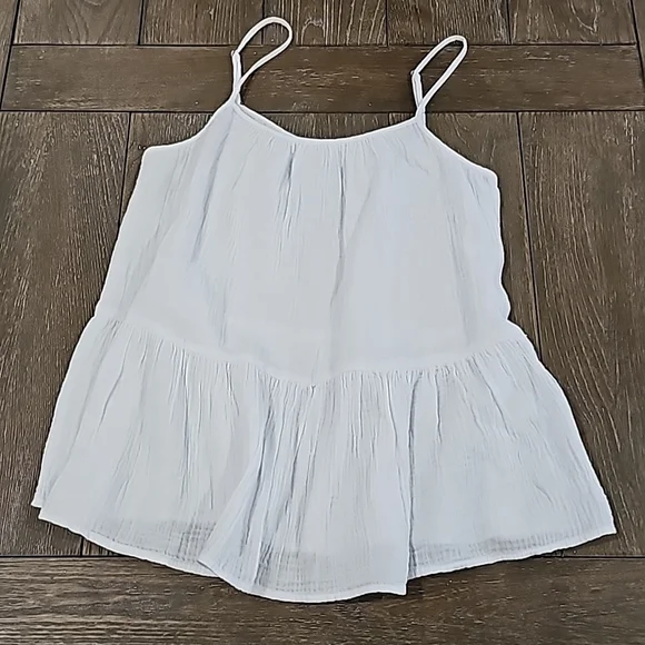Caslon Cotton Gauze Tank Adjustable Straps Size XS - Picture 11 of 16